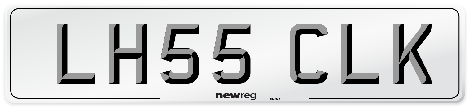 LH55 CLK Number Plate from New Reg